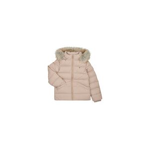 Doudounes enfants Tommy Hilfiger ESSENTIAL DOWN FUR HOOD JACKET Beige 14 ans,16 ans filles - Publicité