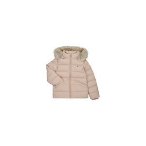 Doudounes enfants Tommy Hilfiger ESSENTIAL DOWN FUR HOOD JACKET Beige 14 ans,16 ans filles - Publicité