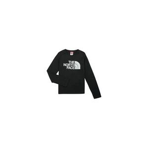 T-shirt enfant The North Face TEEN L/S EASY TEE Noir 8 ans,12 ans filles - Publicité