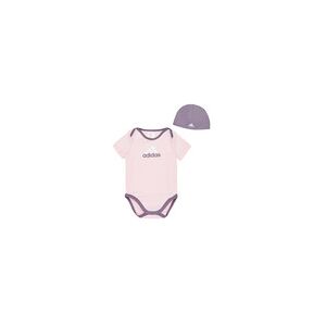 Pyjamas / Chemises de nuit adidas GIFT SET Rose 3 / 6 mois,6 / 9 mois,9 / 12 mois,0 / 3 mois filles - Publicité