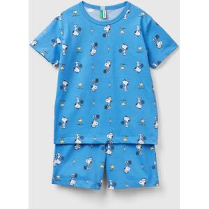 United Colors of Benetton Benetton, Pyjama Snoopy ©peanuts, taille M, Bleu Clair, Enfants - Publicité