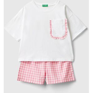 United Colors of Benetton Benetton, Pyjama À Carreaux Vichy, taille M, Rose, Enfants - Publicité