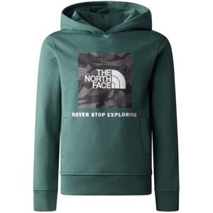 THE NORTH FACE Teens Box P/o Hoodie - Vert - taille 7/8 ans 2024 Gris / Noir 170 Femme - Publicité