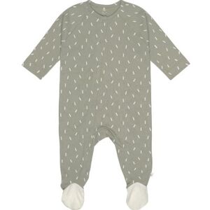 Lässig Pyjama léger en coton bio Cozy Colors Wear petits traits olive (3-6 mois) - Publicité