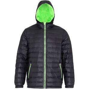 2786 Ralawise - Veste rembourrée - Homme (M) (Noir/ Vert citron) - UTRW3424 - Publicité