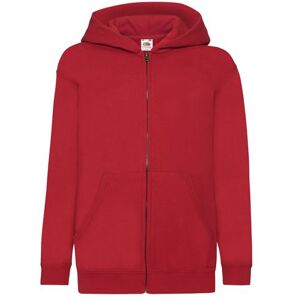 Fruit Of The Loom - Veste à capuche - Unisexe (9-11 ans) (Rouge) - UTBC1368 - Publicité