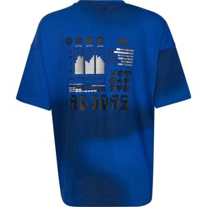 Adidas Arkd3 Allover Print Short Sleeve T-shirt Bleu 11-12 Years Garçon - Publicité