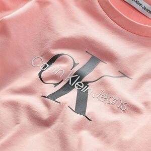 Calvin Klein Jeans Gradient Monogram Short Sleeve T-shirt Rose 16 Years Fille Rose 16 Années female - Publicité