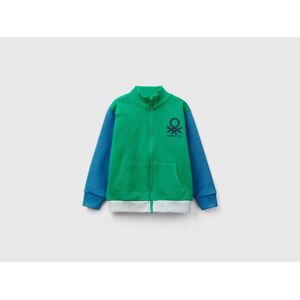 United Colors of Benetton Benetton, Sweat Zippé En Coton Bio, taille 12-18, Multicolore, Enfants - Publicité