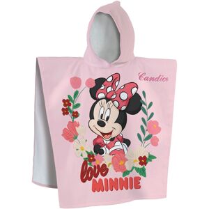 Minnie Poncho de bain enfant Minnie Mouse® à capuche personnalisable - Minnie Rose Longueur 120cm