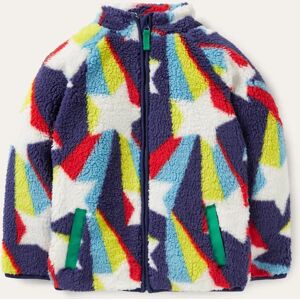 Blue Star Print Zip-up Fleece Jacket Garçon Boden, MUL 5-6a - Publicité