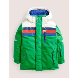 Green Fleece-Lined Waterproof Jacket Garçon Boden, GRN 5-6a - Publicité