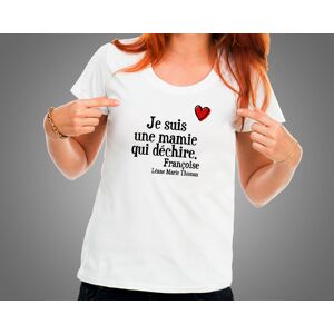 Cadeaux.com Tee shirt personnalise femme - Je suis une fille qui dechire