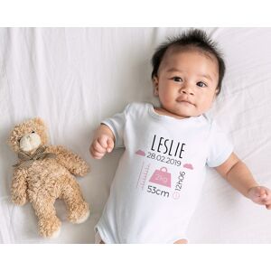 Cadeaux.com Body personnalisé pour bébé - Naissance - Rose