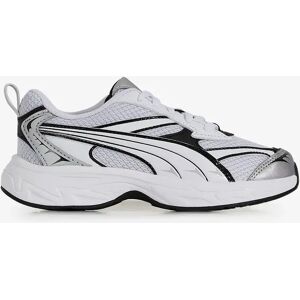 Puma Morphic - Enfant blanc/argent 32 unisexe