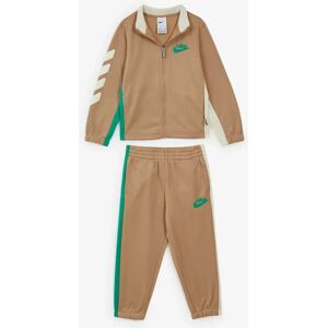 Nike 2 Pc Set Zip Jacket Pant beige/vert 2-3ans unisexe