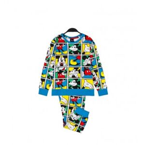 Disney unisex pour enfant. 56463-0-000600 Pyjama Mickey Window multicolore (12años= 141/152cm), Homewear, Coton, Manche longue, mode enfanti - Publicité