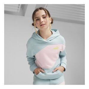 Puma pour fille. 67936222 Sweatshirt Power Colorblock bleu (16años= 176cm), Casuel, Coton, Manche longue, mode enfantine - Publicité