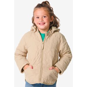 HEMA Manteau Enfant Surpiqué Avec Capuche Séparée Beige (beige) - Publicité