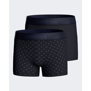 IMPETUS Pack de deux boxers de Garçon en Modal BLEU MARINE 10 anos enfant