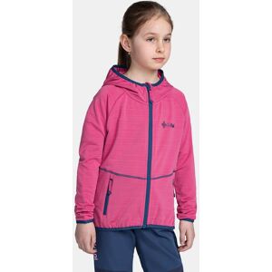 KILPI Sweat à capuche stretch pour fille Kilpi MEMPHIS-JG Rose - 158 Rose 158 kids