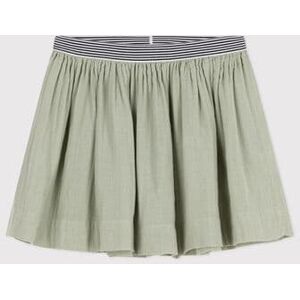 Petit Bateau Jupe en gaze de coton enfant fille Vert Herbier 6A