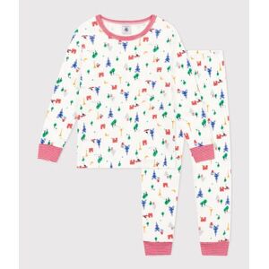Petit Bateau Pyjama imprime motif Paris en coton enfant Blanc Marshmallow/Blanc Multico 6A