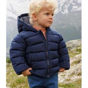 Petit Bateau Doudoune doublee polaire bebe Bleu Smoking 24M