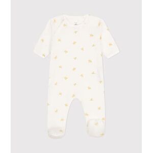 Petit Bateau Pyjama bebe en coton Blanc Marshmallow/Blanc Multico NAI