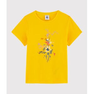 Petit Bateau Tee-shirt manches courtes en coton enfant fille Jaune 3A