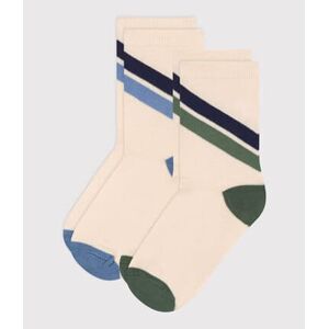 Petit Bateau 2 paires de chaussettes en coton rayures enfant Variante 1 P23/26