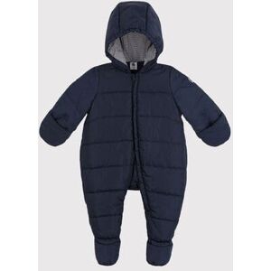 Petit Bateau Combipilote bebe en matiere recyclee Bleu Smoking 12M