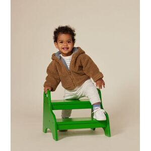 Petit Bateau Veste a capuche en sherpa bebe Marron Brindille 12M