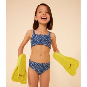 Petit Bateau Maillot de bain 2 pieces imprime enfant fille Incognito/ Marshmallow 4A