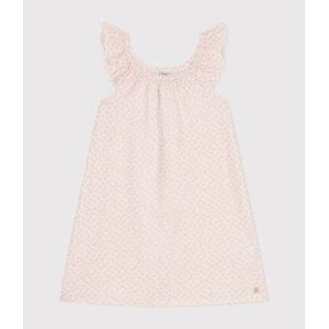 Petit Bateau Chemise de nuit en coton motif fleurs enfant Marshmallow/ Panty 12A