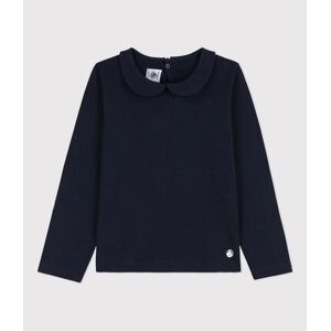 ESSENTIELS Tee-shirt manches longues coton enfant fille Bleu Smoking 4A