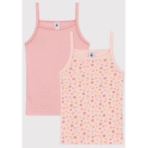 Petit Bateau Lot de 2 chemises a bretelles fleur en coton enfant Variante 1 4A