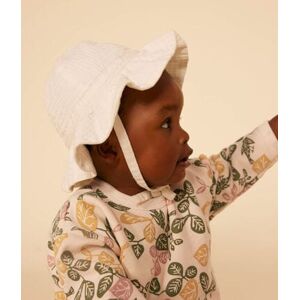 Petit Bateau Capeline faconnee unie bebe fille Blanc Marshmallow 3/6M