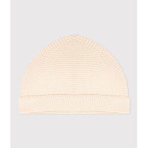 Petit Bateau Bonnet en tricot Écru Avalanche N/3M