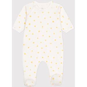 Petit Bateau Pyjama bebe en coton Blanc Marshmallow/ Orge 12M