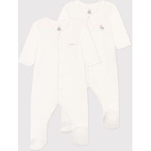 Petit Bateau Lot de 2 pyjama bebe en velours Variante 1 9M