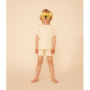 Petit Bateau Pyjama short deguisement koala en coton enfant Blanc Avalanche/ Multico 3A