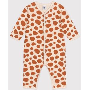 Petit Bateau Pyjama sans pied girafe en coton bebe Blanc Avalanche/ Ecureuil 24M