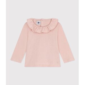 Petit Bateau Blouse manches longues en coton bebe Rose Saline 6M