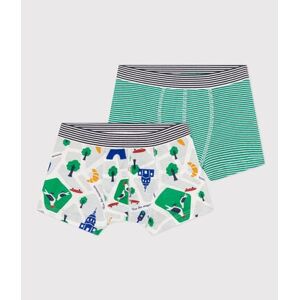 Petit Bateau Lot de 2 boxers Paris en coton enfant Variante 1 12A