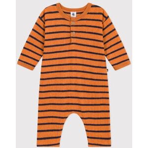 Petit Bateau Combinaison longue en bouclette eponge bebe Ecureuil/ Smoking 6M