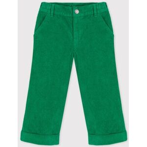 Petit Bateau Pantalon en velours côtele enfant fille Matcha 10A