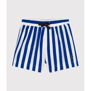 Petit Bateau Short de bain bebe Blanc Marshmallow/Bleu Surf 6M