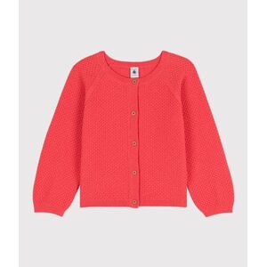 Petit Bateau Cardigan en coton enfant fille Orange Jupiter 3A