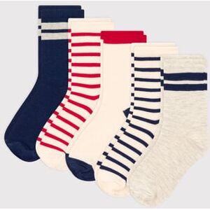 Petit Bateau Lot de 5 paires de chaussettes bleu blanc rouge enfant garcon-fille Variante 1 P31/34